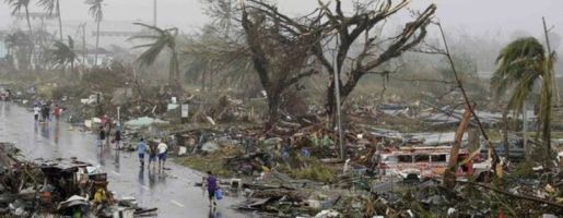 كارثة الإعصار في الفلبين